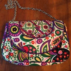 VERA BRADLEY 🌸 Sleek Chain Strap Purse